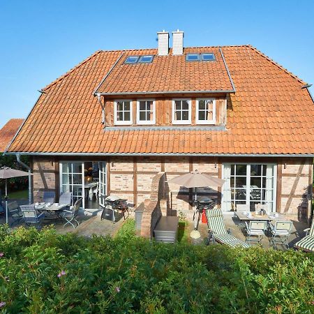 Fachwerkhaeuser Seedorf - Haushaelfte "Sophie Charlott" Mit Kamin Und Terrasse Exterior foto