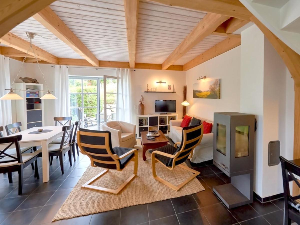 Fachwerkhaeuser Seedorf - Haushaelfte "Sophie Charlott" Mit Kamin Und Terrasse Exterior foto