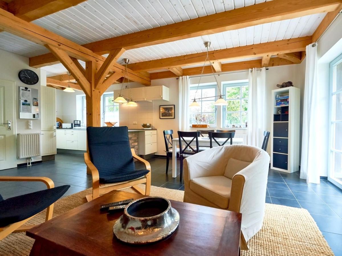 Fachwerkhaeuser Seedorf - Haushaelfte "Sophie Charlott" Mit Kamin Und Terrasse Exterior foto